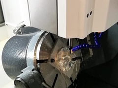 โลหะความละเอียดสูง 5 แกน CNC Machining เหล็กไร้ขัด ทองแดง อลูมิเนียมเครื่องยนต์ Housing