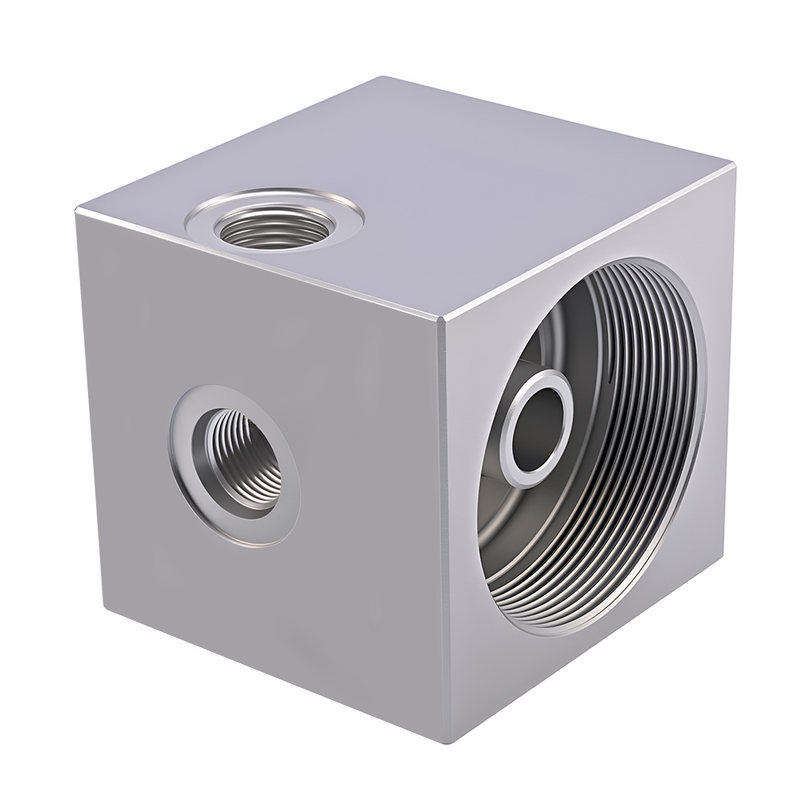 Custom CNC Steel Hydraulic Manifold Solutions High Strength Blocks for Excavators and Construction Vehicles