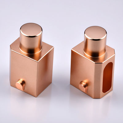 บริการหมุนและบด CNC ความแม่นยําสูง ชิ้นส่วนทองแดง CNC Anodising Nickel Plating