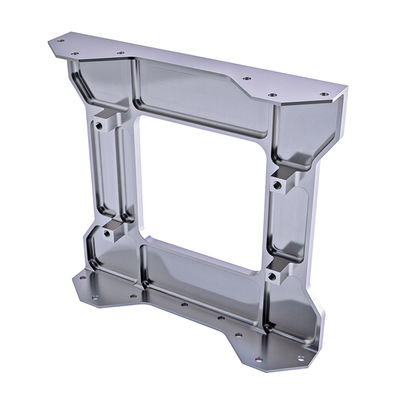 อลูมิเนียมสกัดส่วน CNC Milling ความแม่นยําสูง CNC Machining ส่วนโครงสร้างอากาศอากาศ อลูมิเนียม Bracket